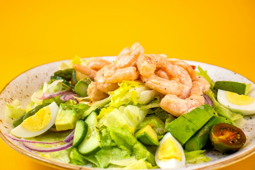 Shrimp avocado salad